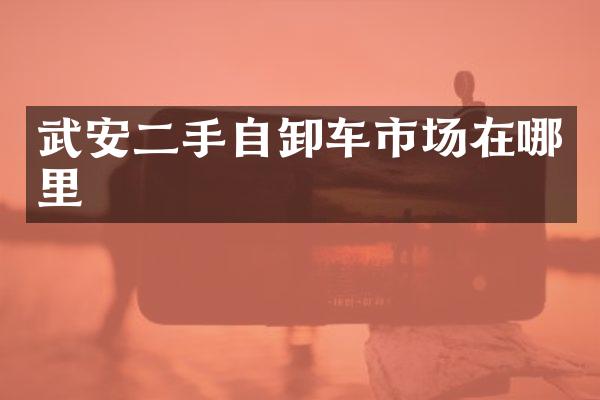 武安二手自卸车市场在哪里