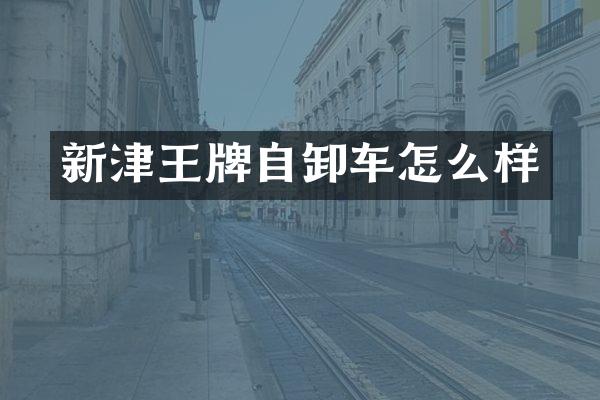 新津王牌自卸车怎么样