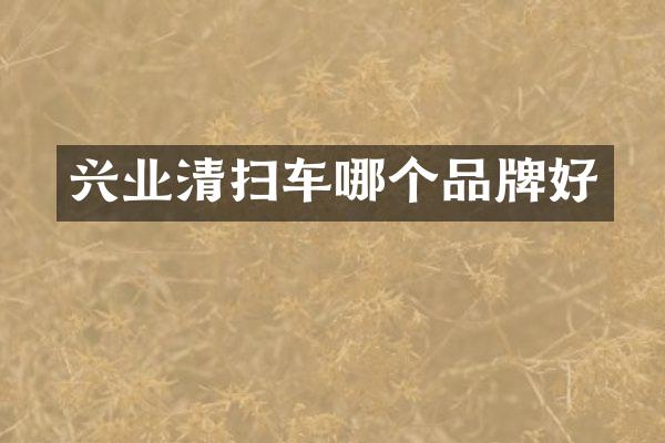 兴业清扫车哪个品牌好