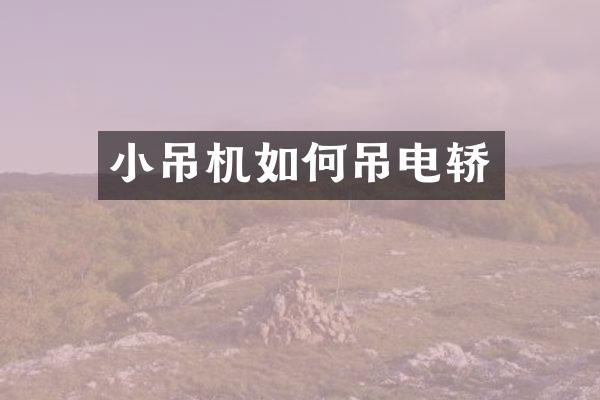 小吊机如何吊电轿