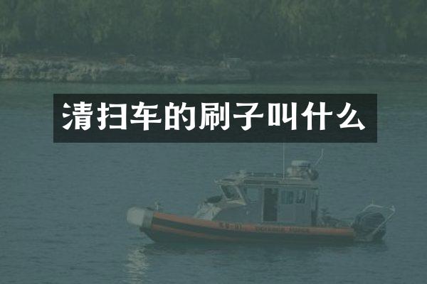 清扫车的刷子叫什么