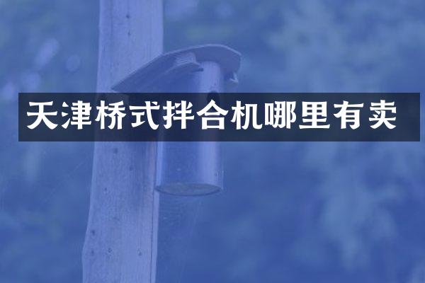 天津桥式拌合机哪里有卖