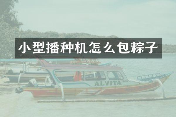 小型播种机怎么包粽子