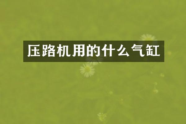 压路机用的什么气缸