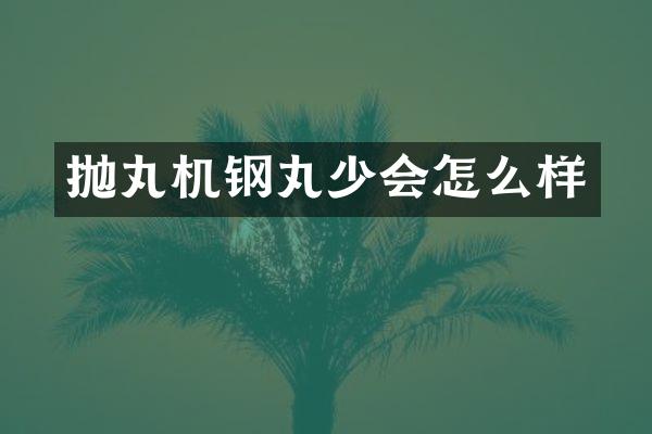 抛丸机钢丸少会怎么样