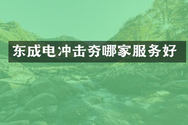 东成电冲击夯哪家服务好