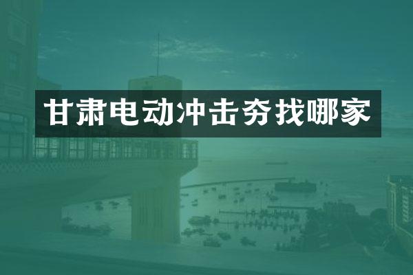 甘肃电动冲击夯找哪家