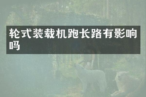 轮式装载机跑长路有影响吗