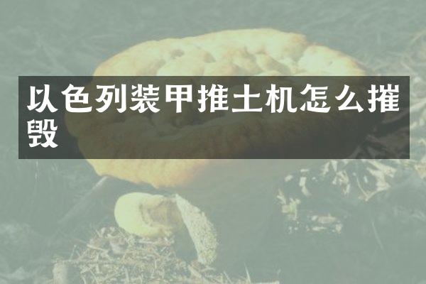 以色列装甲推土机怎么摧毁
