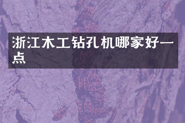 浙江木工钻孔机哪家好一点