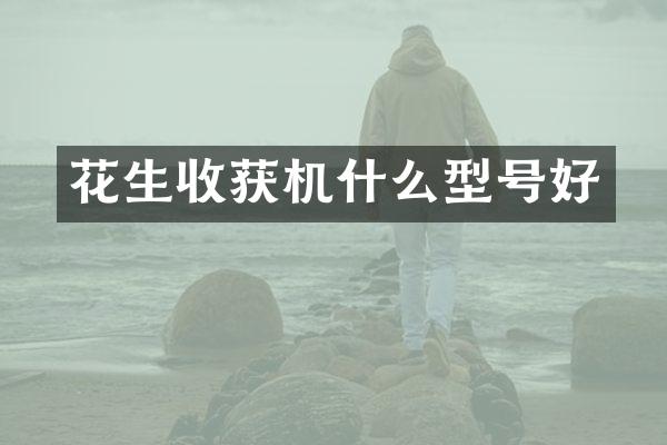 花生收获机什么型号好