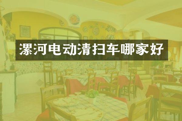 漯河电动清扫车哪家好