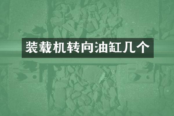 装载机转向油缸几个