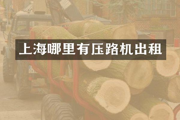 上海哪里有压路机出租
