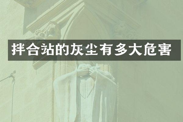 拌合站的灰尘有多大危害