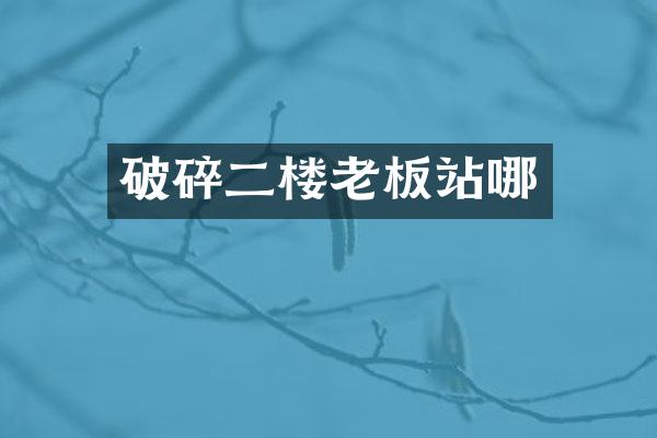 破碎二楼老板站哪