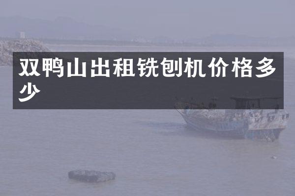双鸭山出租铣刨机价格多少