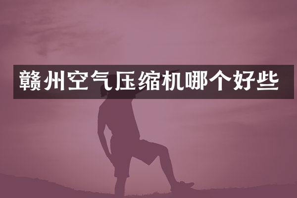 赣州空气压缩机哪个好些