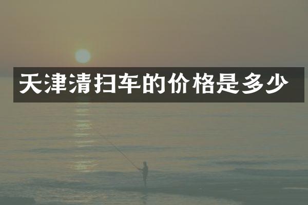 天津清扫车的价格是多少