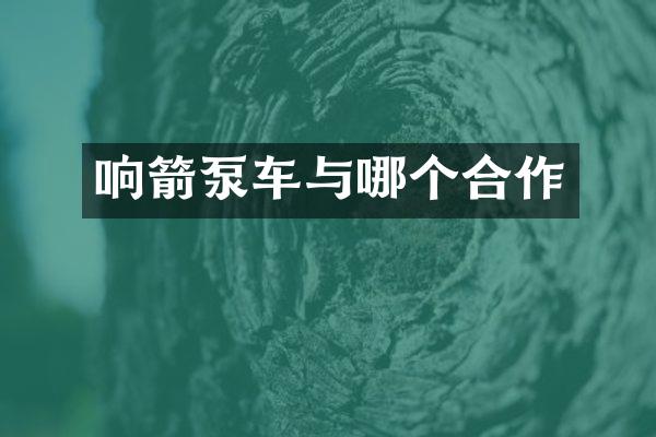 响箭泵车与哪个合作