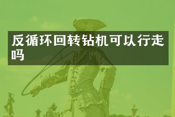 反循环回转钻机可以行走吗