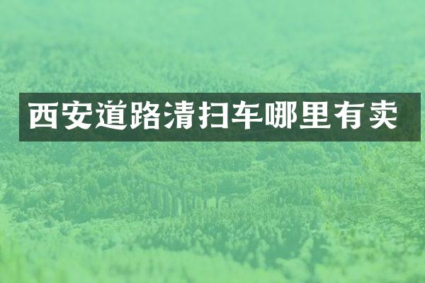 西安道路清扫车哪里有卖