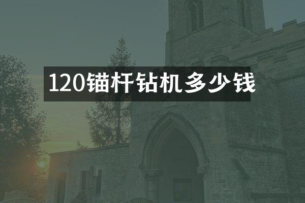 120锚杆钻机多少钱
