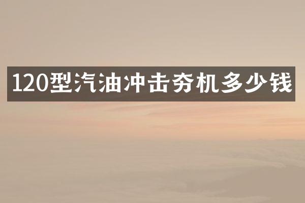 120型汽油冲击夯机多少钱
