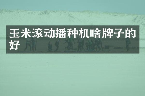 玉米滚动播种机啥牌子的好