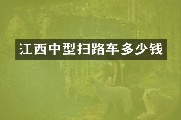 江西中型扫路车多少钱
