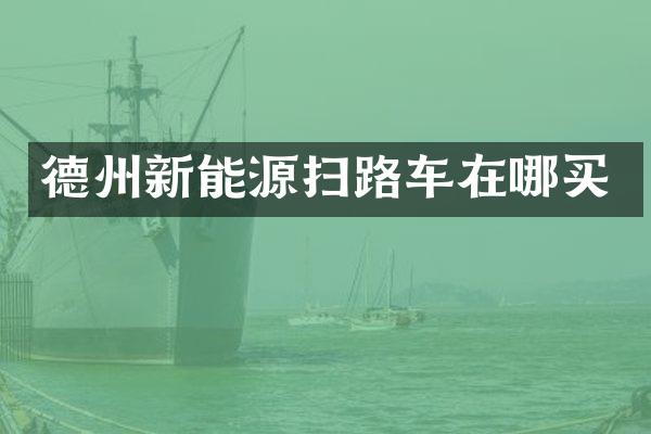 德州新能源扫路车在哪买