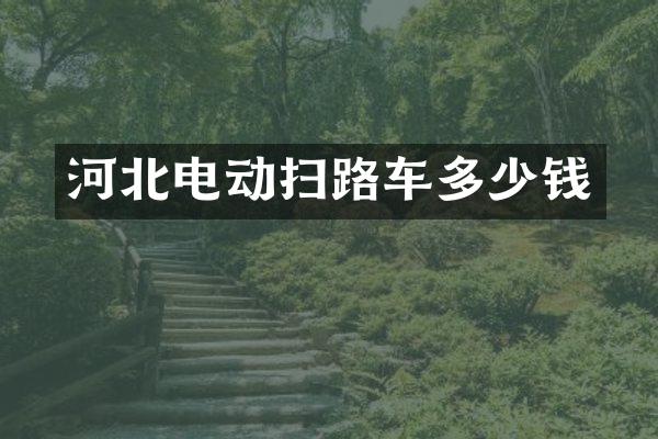 河北电动扫路车多少钱