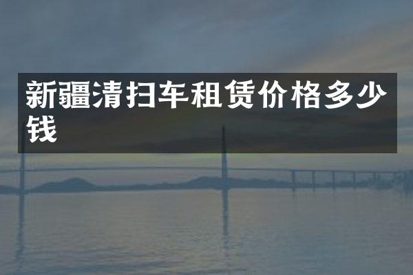 新疆清扫车租赁价格多少钱