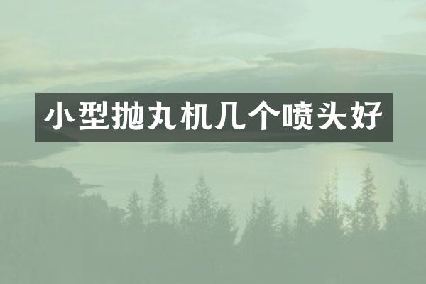 小型抛丸机几个喷头好