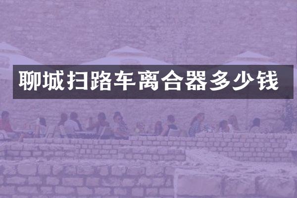 聊城扫路车离合器多少钱