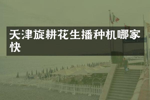 天津旋耕花生播种机哪家快