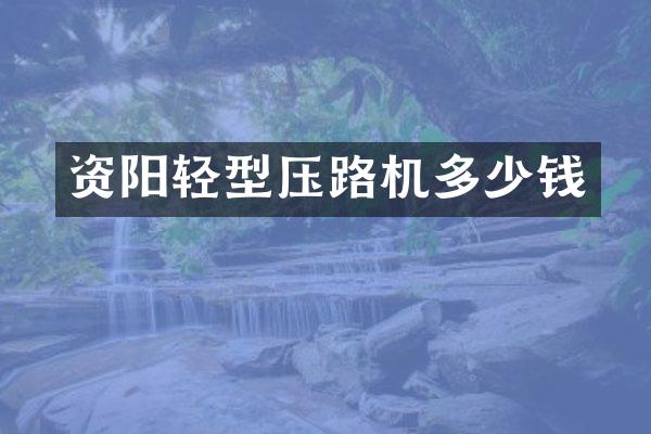 资阳轻型压路机多少钱